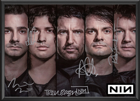 Nine Inch Nails - Signed Music Print
